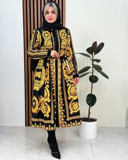 پیراهن بلند کد f258