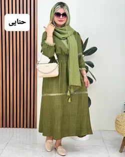 پیراهن گیپور دار یقه هفت کد f294