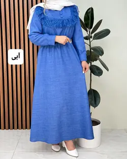 پیراهن بلند عروسکی کد f366