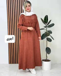 پیراهن بلند عروسکی کد f366