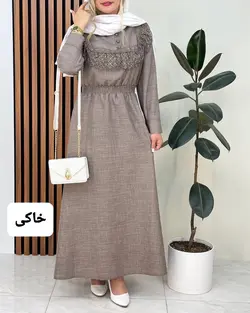 پیراهن بلند عروسکی کد f366