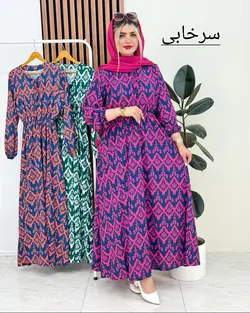 پیراهن طرحدار کد f412