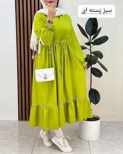 پیراهن یقه دلبری کد f418