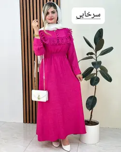 پیراهن بلند عروسکی کد f366