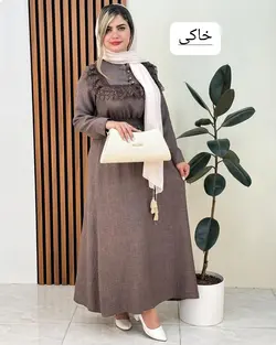 پیراهن بلند عروسکی کد f366