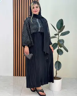 پیراهن مانتویی کد f499