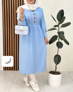 پیراهن جلو گلدوزی کد f514