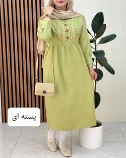 پیراهن جلو گلدوزی کد f514