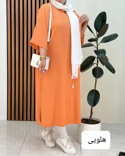 پیراهن بلند دخترانه جدید کد f416