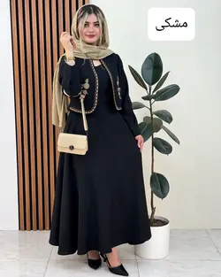 ست کت سارافون دخترانه گلدوزی کد f420
