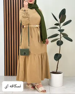 پیراهن چین دار کد f563