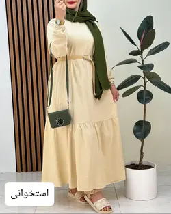 پیراهن چین دار کد f563