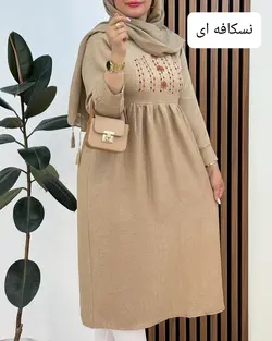 پیراهن جلوگلدوزی جدید کد f683