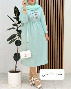 پیراهن جلوگلدوزی جدید کد f683