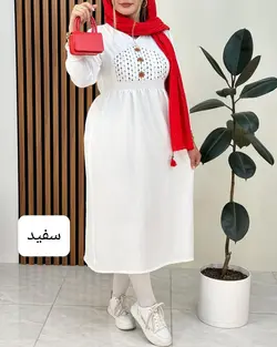 پیراهن جلوگلدوزی جدید کد f683