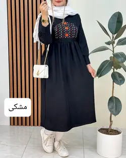 پیراهن جلوگلدوزی جدید کد f683