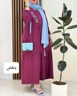 پیراهن جلو گلدوزی f648