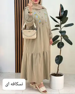 پیراهن جلو گلدوزی f648