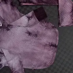 ست ورزشی آبرنگی آستین انگشتی هلالی و لگ نایک - ورزشاپ