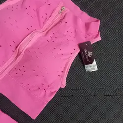 ست نیمتنه کاپدار زیپی و شرتک ورزشی سیملس وارداتی - ورزشاپ