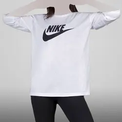 تیشرت لش ورزشی زنانه نایک - فلامنت لاکرادار - ورزشاپ