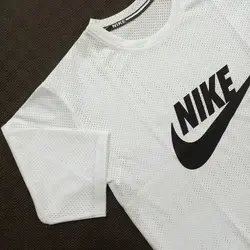 تیشرت لش ورزشی زنانه نایک - فلامنت لاکرادار - ورزشاپ