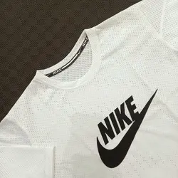 تیشرت لش ورزشی زنانه نایک - فلامنت لاکرادار - ورزشاپ