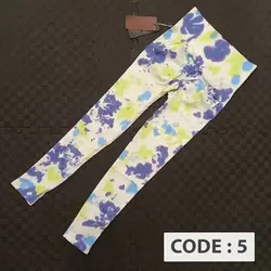 لگ ورزشی اورجینال پشت چین دار آبرنگی سیملس LO-A203 - ورزشاپ