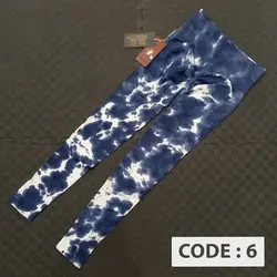 لگ ورزشی اورجینال پشت چین دار آبرنگی سیملس LO-A203 - ورزشاپ