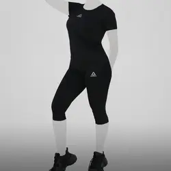 ست ورزشی تیشرت و شلوارک زنانه ریباک S-TR38 - ورزشاپ
