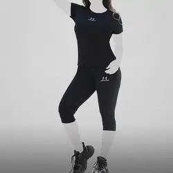 ست ورزشی تیشرت و شلوارک زنانه آندرآرمور S-TA14 - ورزشاپ