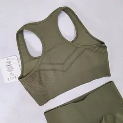 ست اورجینال نیم تنه و لگ سیملس پشت چین دار SY-0109 - ورزشاپ