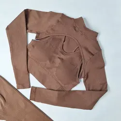 ست ورزشی 3 تکه اورجینال پشت چین دار سیملس LC-26 - ورزشاپ