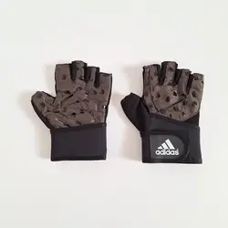 دستکش بدنسازی آدیداس کف چرم DS-456 - ورزشاپ