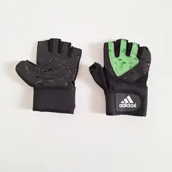 دستکش بدنسازی آدیداس کف چرم DS-456 - ورزشاپ