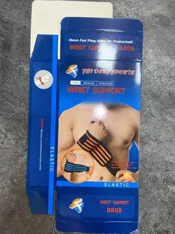 مچ بند بدنسازی مدل wrist support بسته 2 عددی mb-78 - ورزشاپ