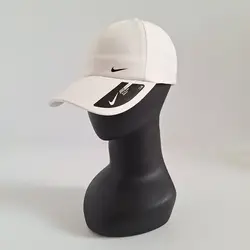 کلاه ورزشی شمعی نایک سفید DRI-FIT - ورزشاپ