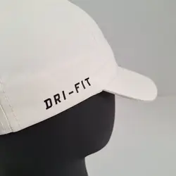 کلاه ورزشی شمعی نایک سفید DRI-FIT - ورزشاپ