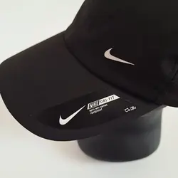 کلاه ورزشی شمعی نایک مشکی DRI-FIT - ورزشاپ