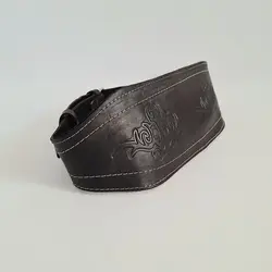 کمربند بدنسازی چرم طبیعی بالشتک دار KB-324 - ورزشاپ