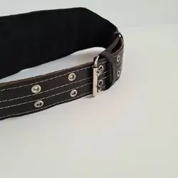 کمربند بدنسازی چرم طبیعی بالشتک دار KB-324 - ورزشاپ