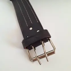 کمربند بدنسازی چرم طبیعی بالشتک دار KB-324 - ورزشاپ