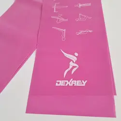 کش پیلاتس الاستیک باند DEXREY طرح دار KP-554 - ورزشاپ