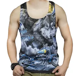 رکابی ورزشی مردانه طرح گرگ - طراحی جذاب بعدی - ورزشاپ