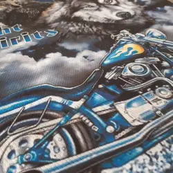 رکابی ورزشی مردانه طرح گرگ - طراحی جذاب بعدی - ورزشاپ