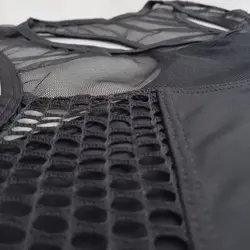 ست تاپ و شلوارک ورزشی زنانه مشکی آسیکس تخفیف خاص - ورزشاپ