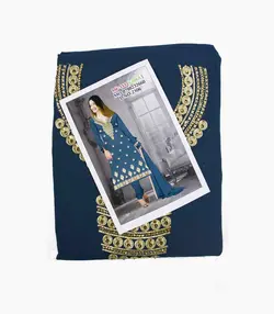 لباس پنجابی طرح پولک دار - فروشگاه کالاهای افغانستانی