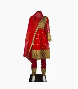 لباس گند طرح پولک دار زمینه مشکی