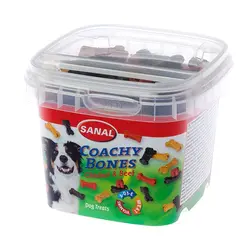 مکمل غذایی سانال سگ مدل استخوانی نرم با طعم مرغ و گوساله 100 گرمی