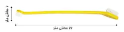 ست مسواک دو طرفه و انگشتی مخصوص سگ و گربه مدل TB-03Yellow